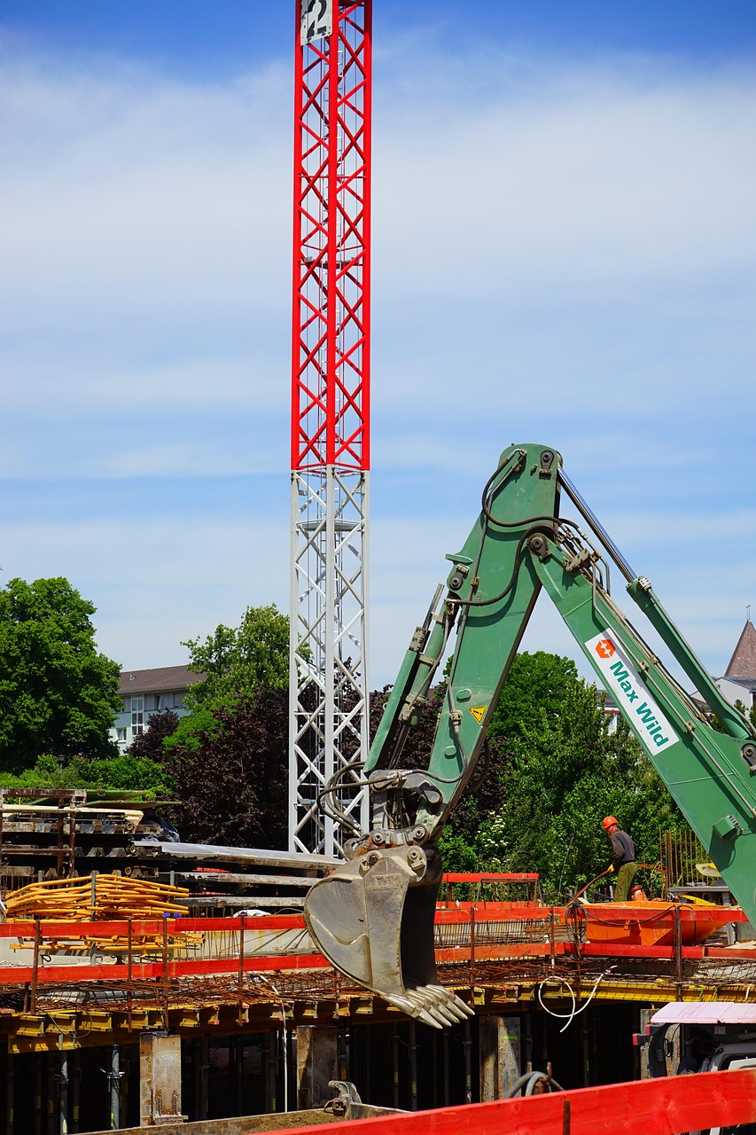 construction site, excavator, construction crane, crane, excavator bucket, construction worker, civil engineering, civil engineering, civil engineering, civil engineering, civil engineering, civil engineering